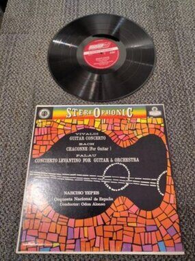 LONDON BLUEBACK CS 6201 - VIVALDI BACH PALAU - YEPES guitar - FFSS WB DG ST LP